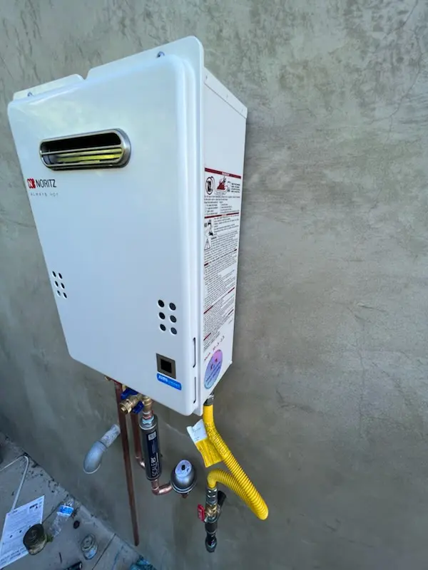 Tankless water heater installation for Lincoln Terrace homes